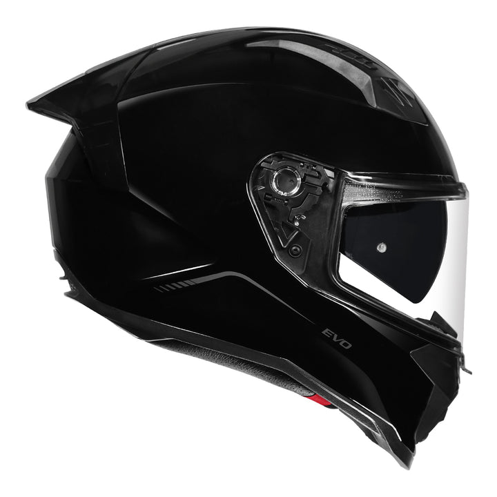 Korda Evo Solid Gloss Black Helmet side