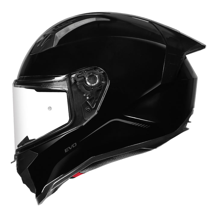 Korda Evo Solid Gloss Black Helmet side