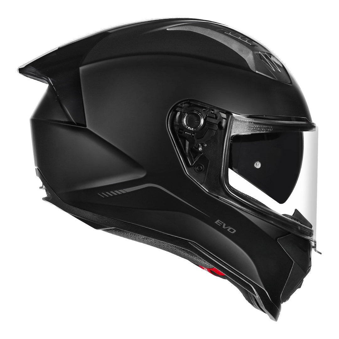 Korda Evo Solid Matt Black Helmet side
