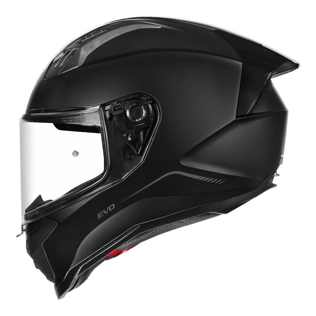 Korda Evo Solid Matt Black Helmet side