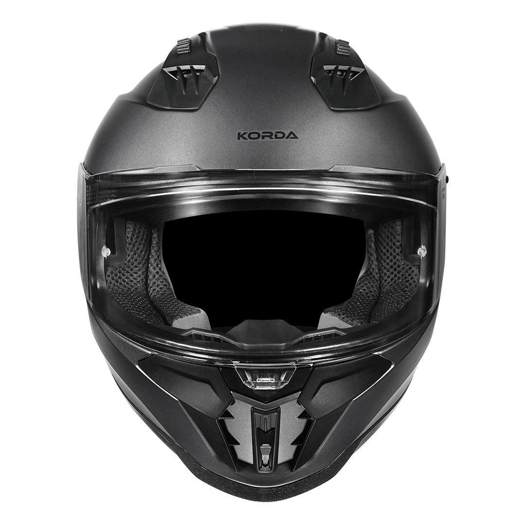 Korda Evo Solid Grey Helmet front