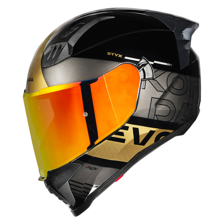 Korda Evo Styx Helmet gold with revo visor