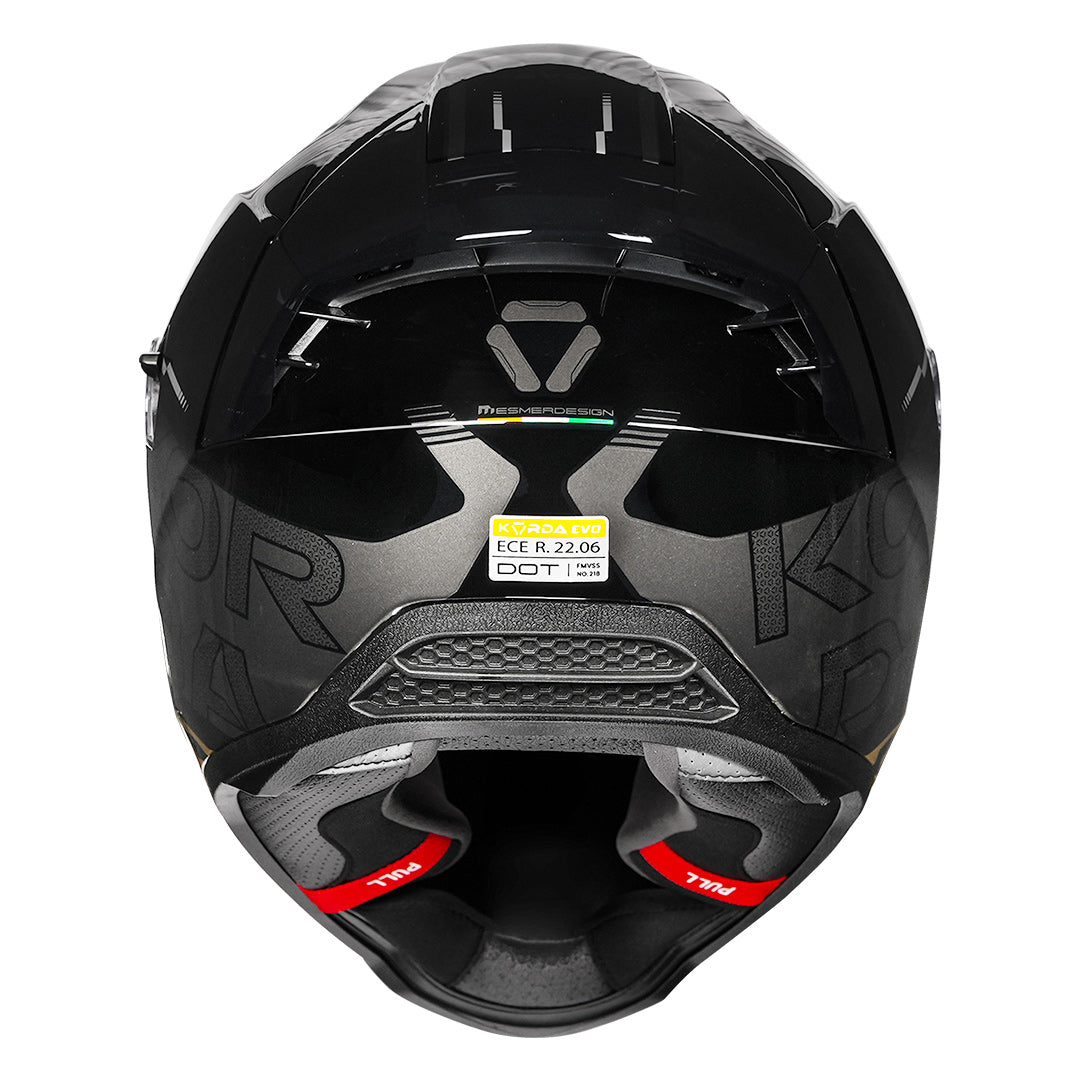 Korda Evo Styx Helmet gold  back