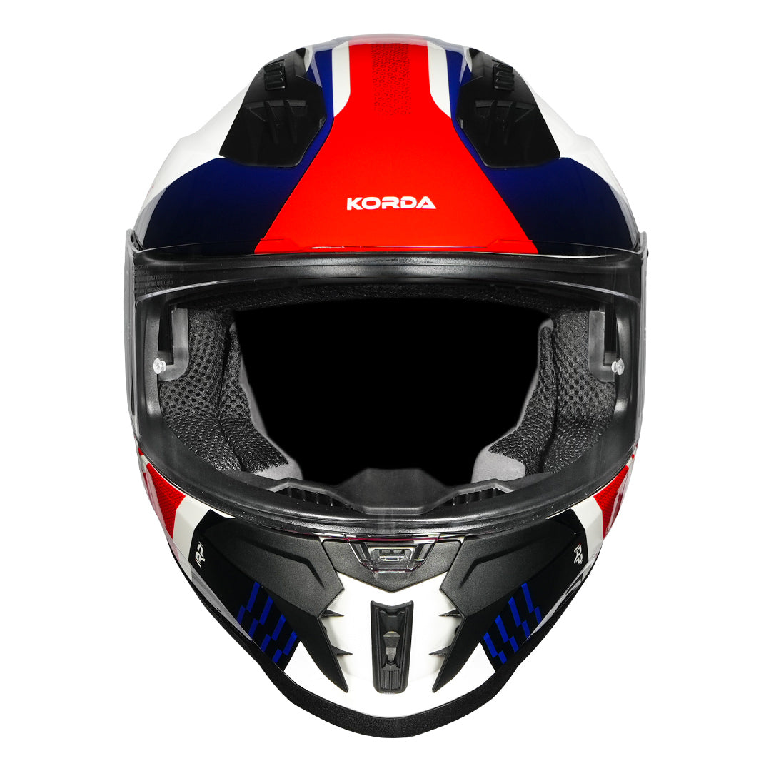 Korda Evo Styx Helmet white blue red front