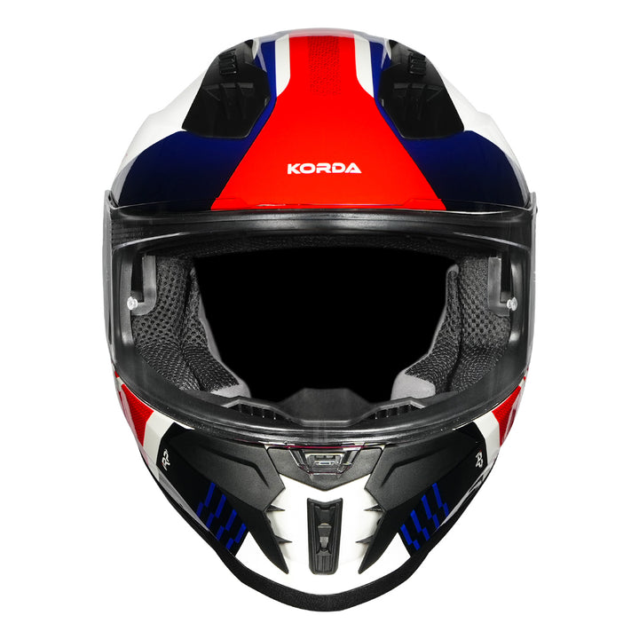 Korda Evo Styx Helmet white blue red front