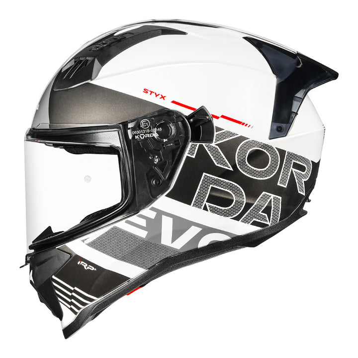Korda Evo Styx Helmet white grey side
