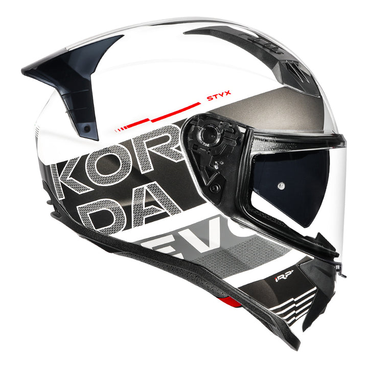 Korda Evo Styx Helmet white grey side