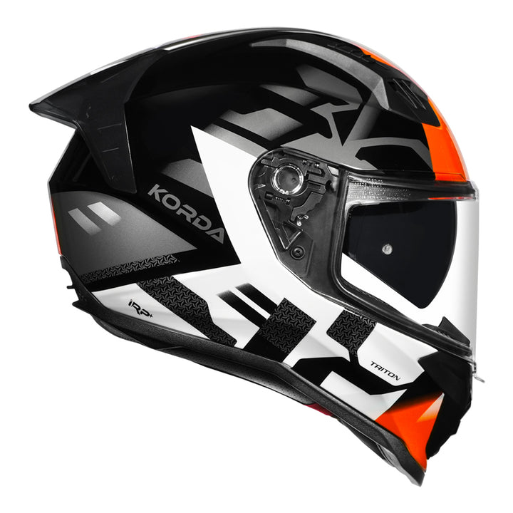 Korda Evo Triton Helmet black white orange side