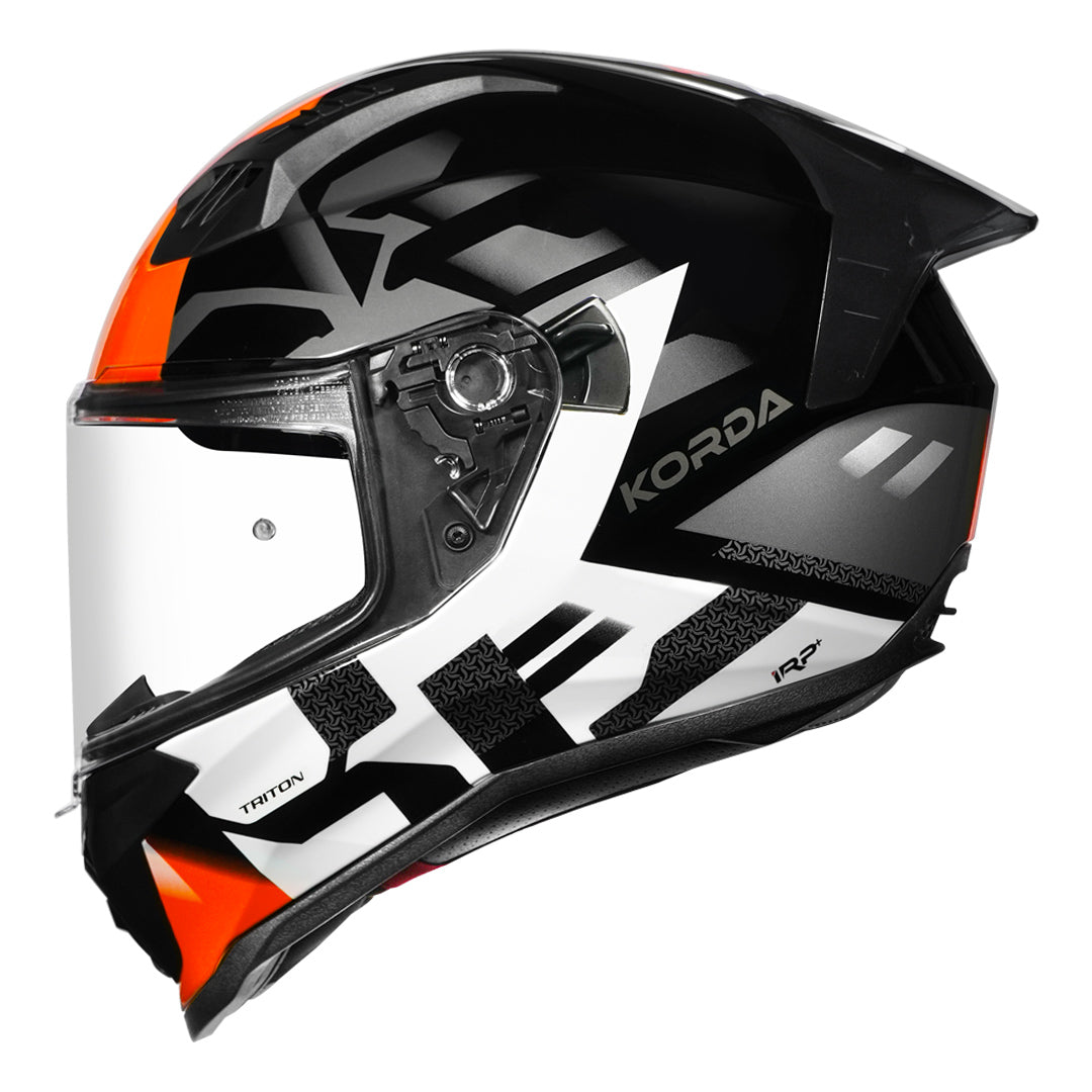 Korda Evo Triton Helmet black white orange side