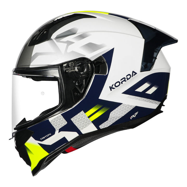Korda Evo Triton Helmet fluorescent green side