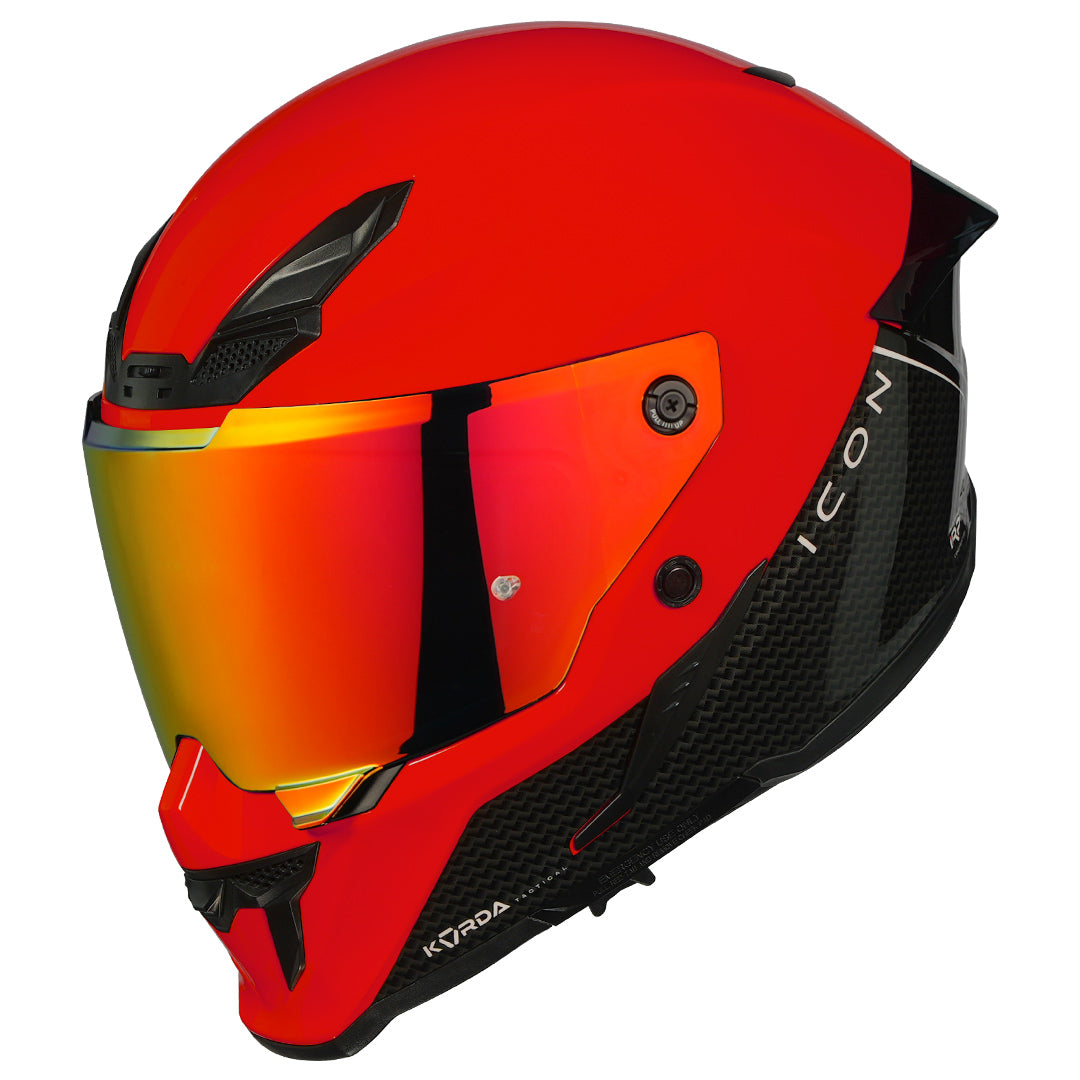 Korda Icon Duo Helmet Red with Revo visor