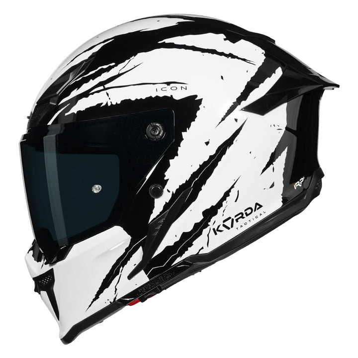 Korda Icon Fallout Helmet (White) side