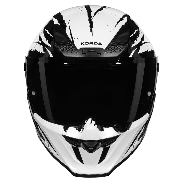 Korda Icon Fallout Helmet (White) front