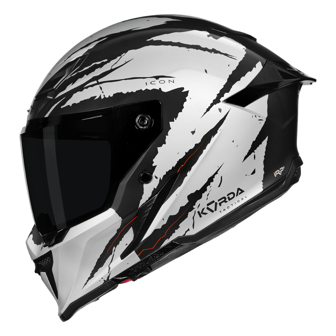 Korda Icon Fallout Helmet (Matt Silver) side
