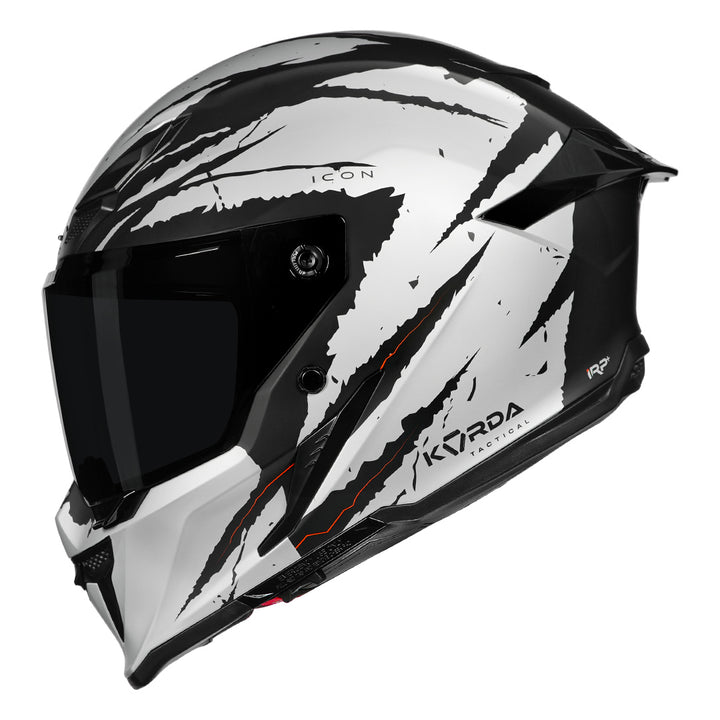 Korda Icon Fallout Helmet (Matt Silver) side