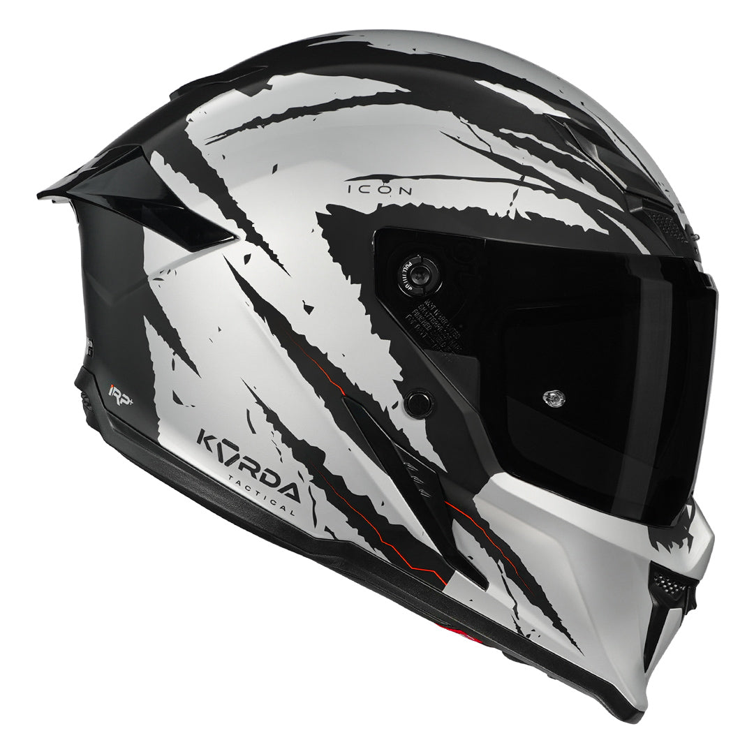 Korda Icon Fallout Helmet (Matt Silver) side