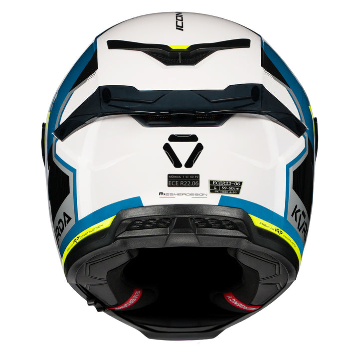 Korda Icon Lemur Helmet (Blue) back