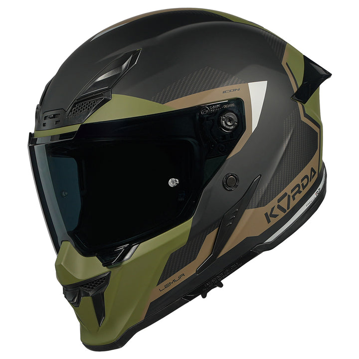 Korda Icon Lemur Helmet (Military Green)