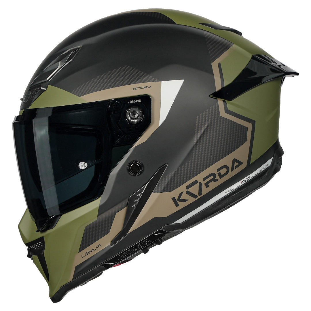 Korda Icon Lemur Helmet (Military Green)