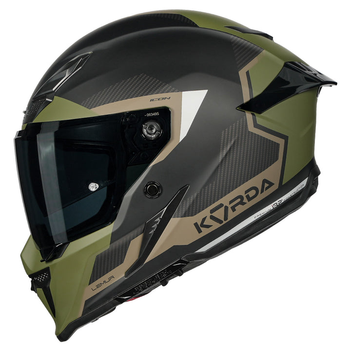 Korda Icon Lemur Helmet (Military Green)