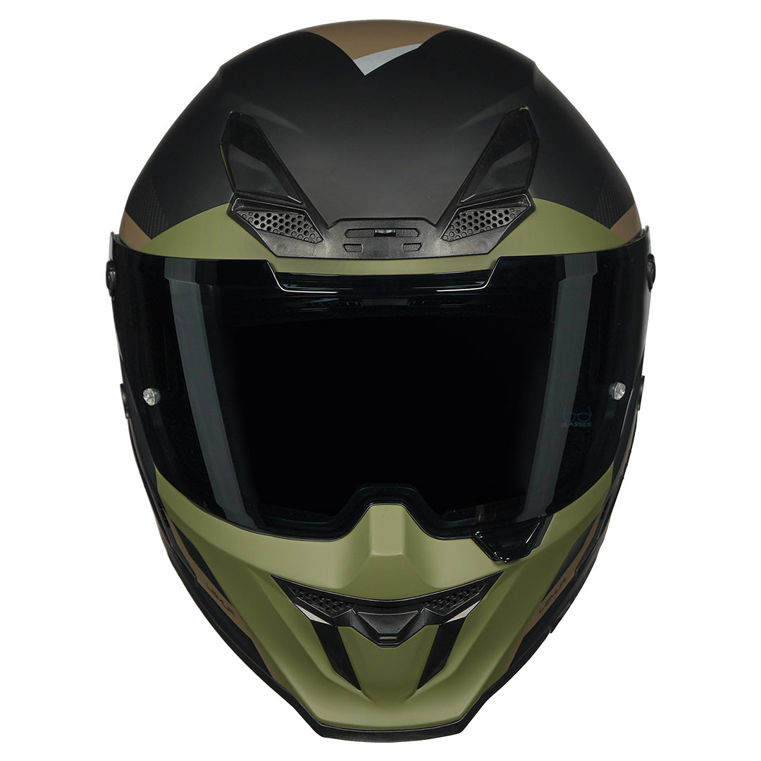 Korda Icon Lemur Helmet (Military Green) front