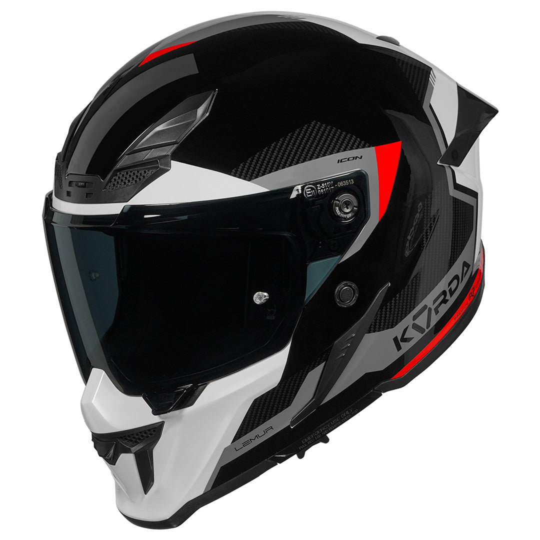 Korda Icon Lemur Helmet (Red)