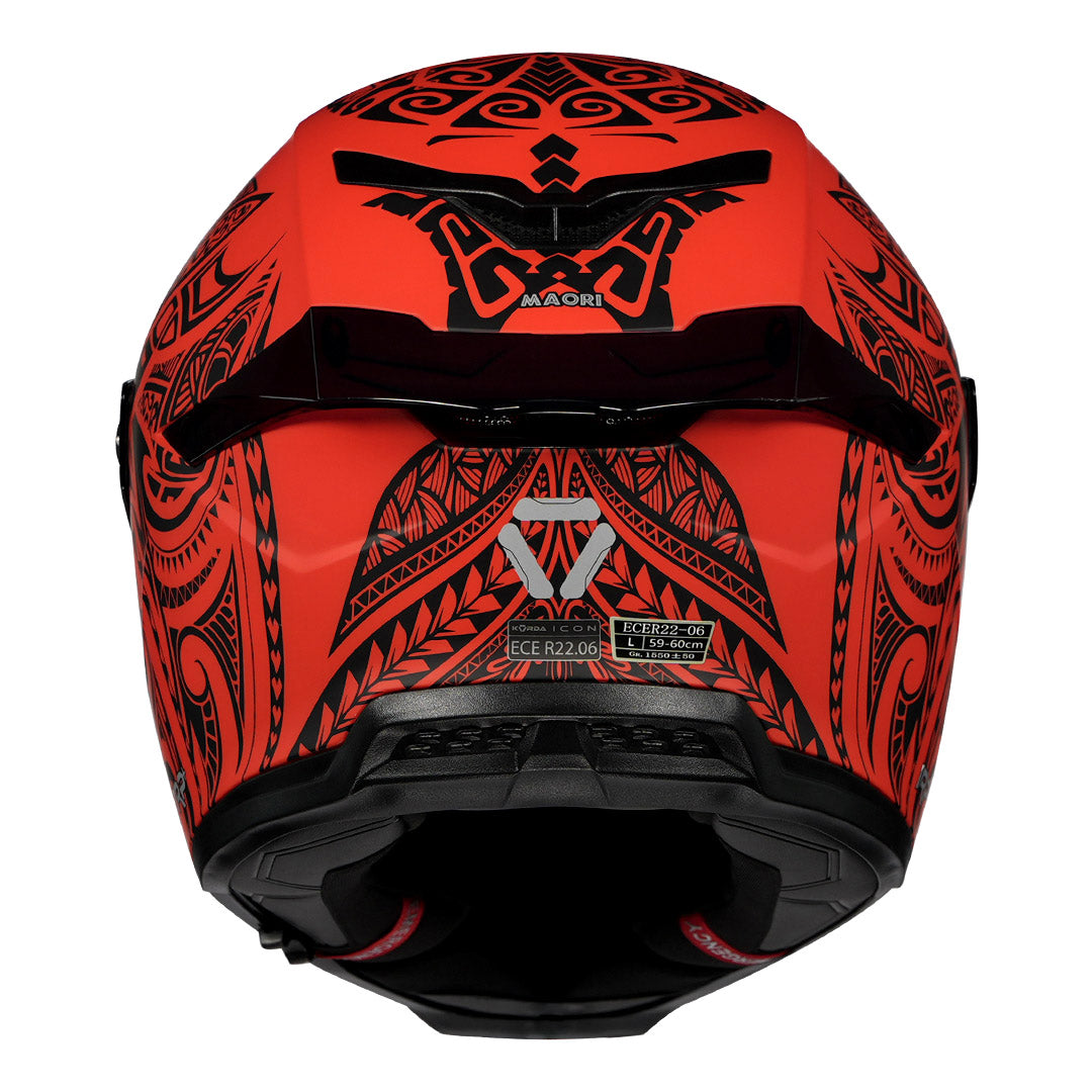 Korda Icon Maori Helmet back