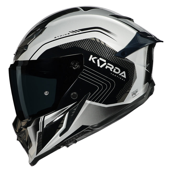 Korda Icon Strike Helmet (Gloss Grey) side
