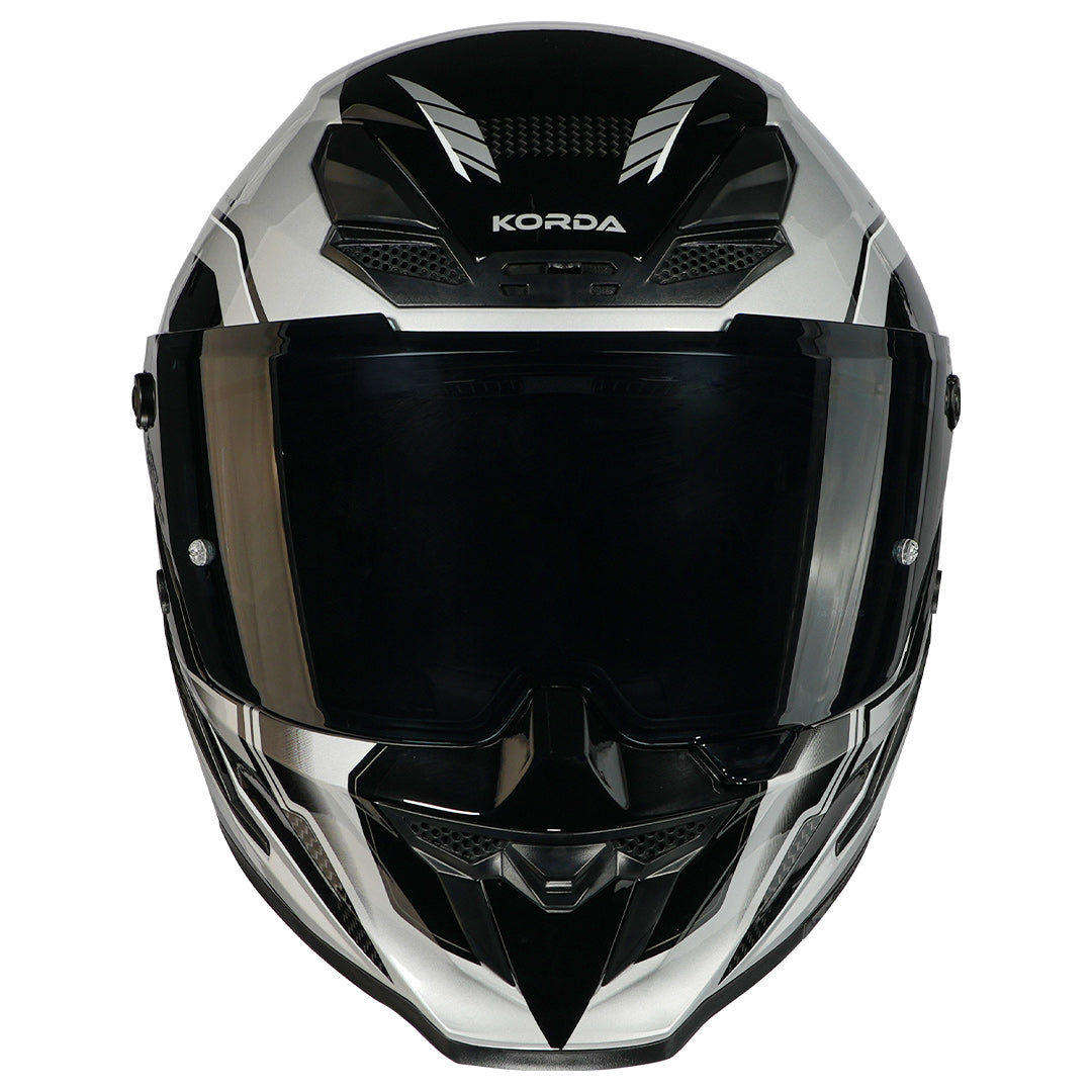 Korda Icon Strike Helmet (Gloss Grey) front