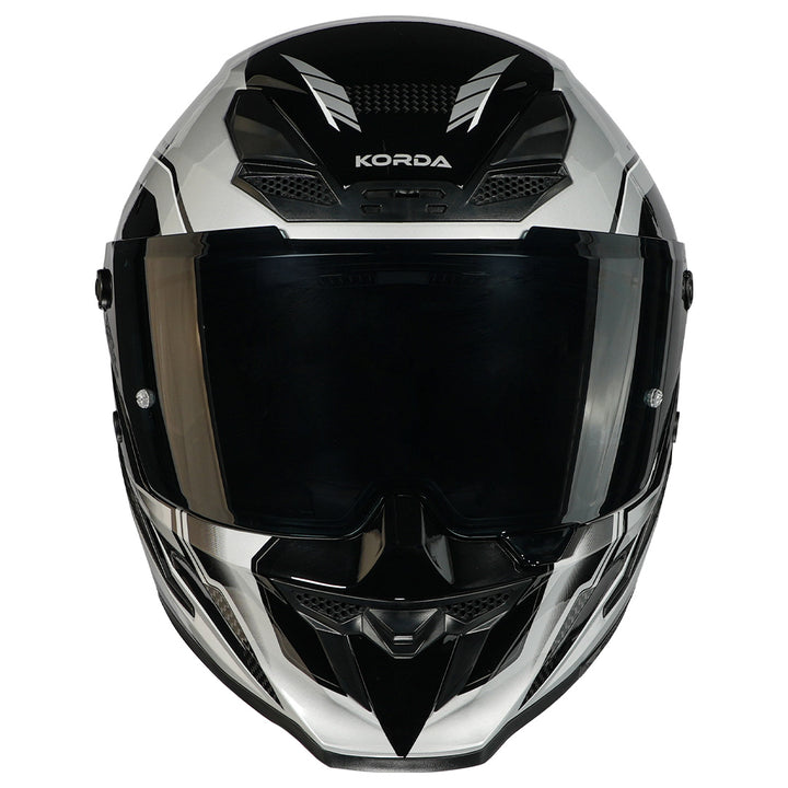 Korda Icon Strike Helmet (Gloss Grey) front