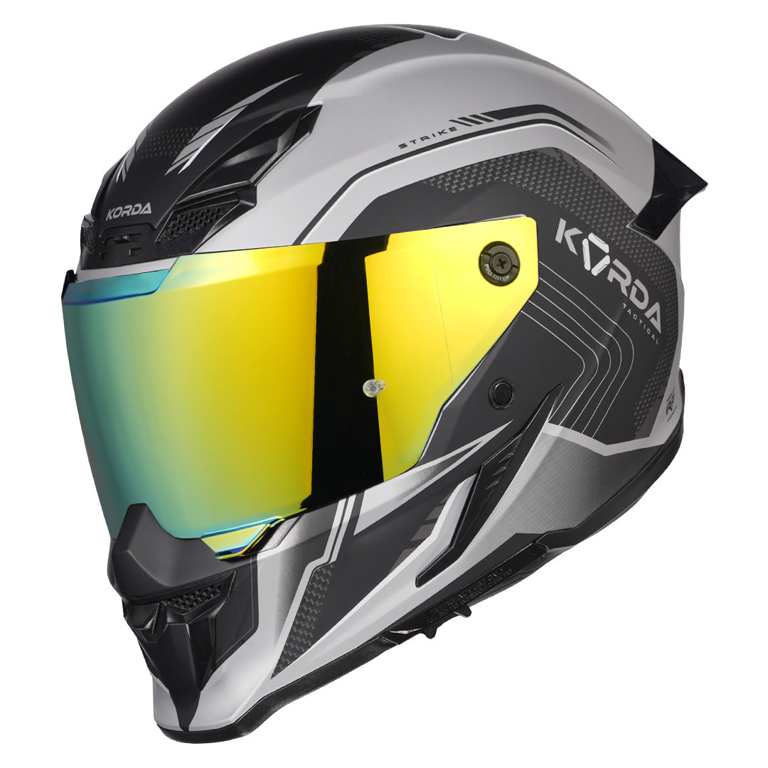 Korda Icon Strike Helmet Matt Grey with revo visor