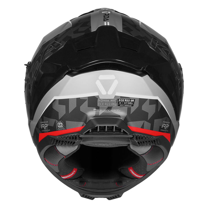 Korda Neo Creer Helmet (Matt Red) back
