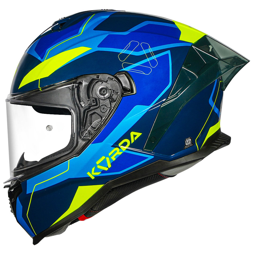 Korda Shockwave Flow Helmet blue side