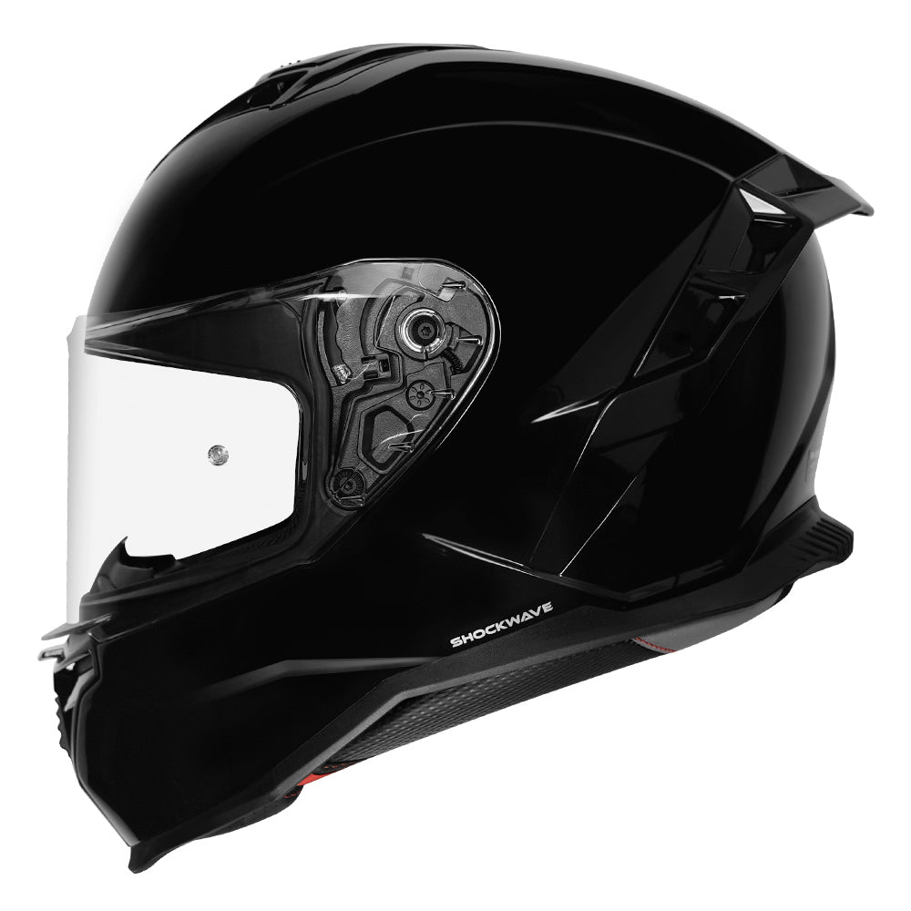 Korda Shockwave Solid Gloss Helmet black side
