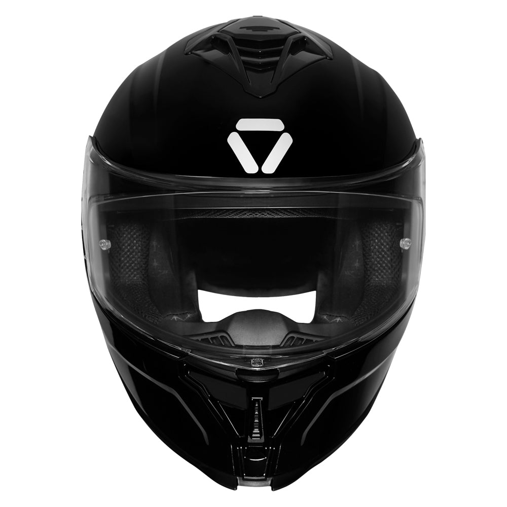 Korda Shockwave Solid Gloss Helmet black front