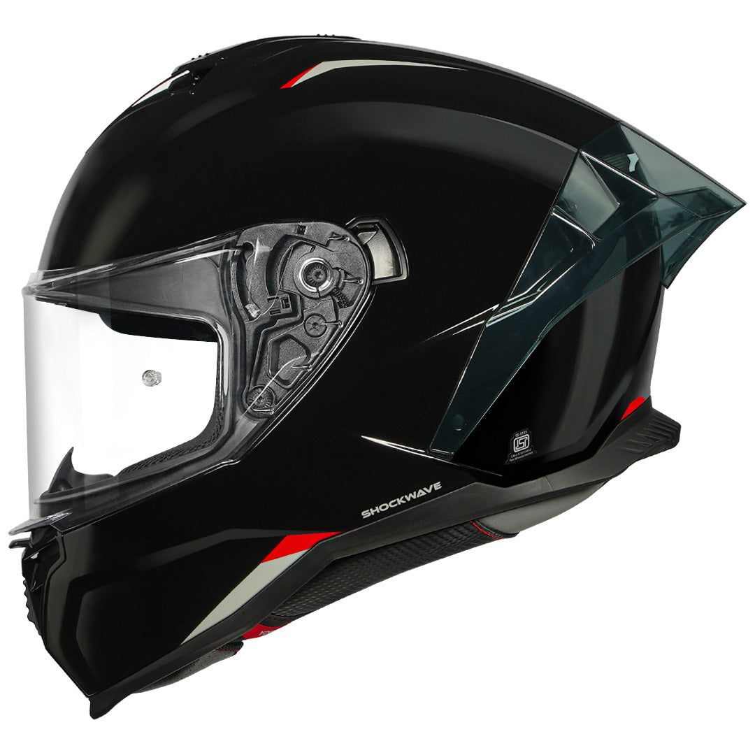 Korda Shockwave Solid Gloss Helmet ECE ISI Certified