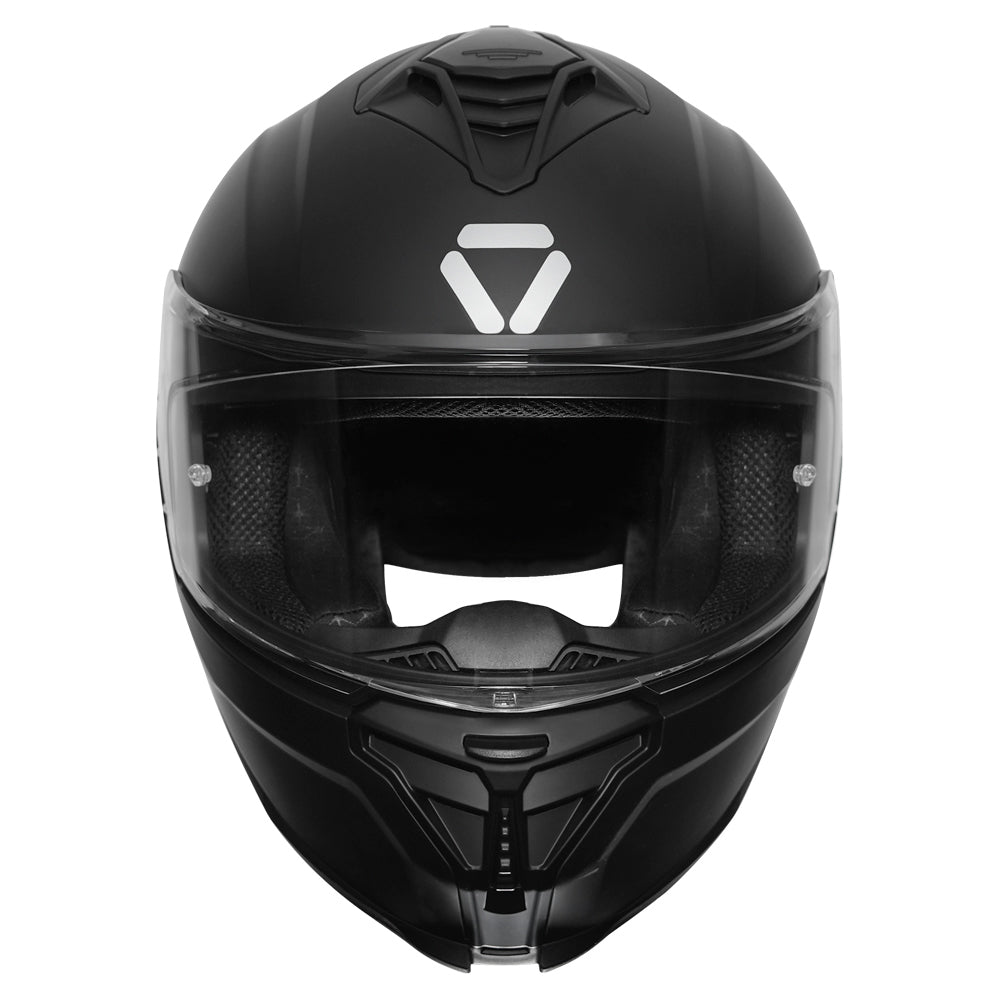 Korda Shockwave Solid Matt Helmet black front