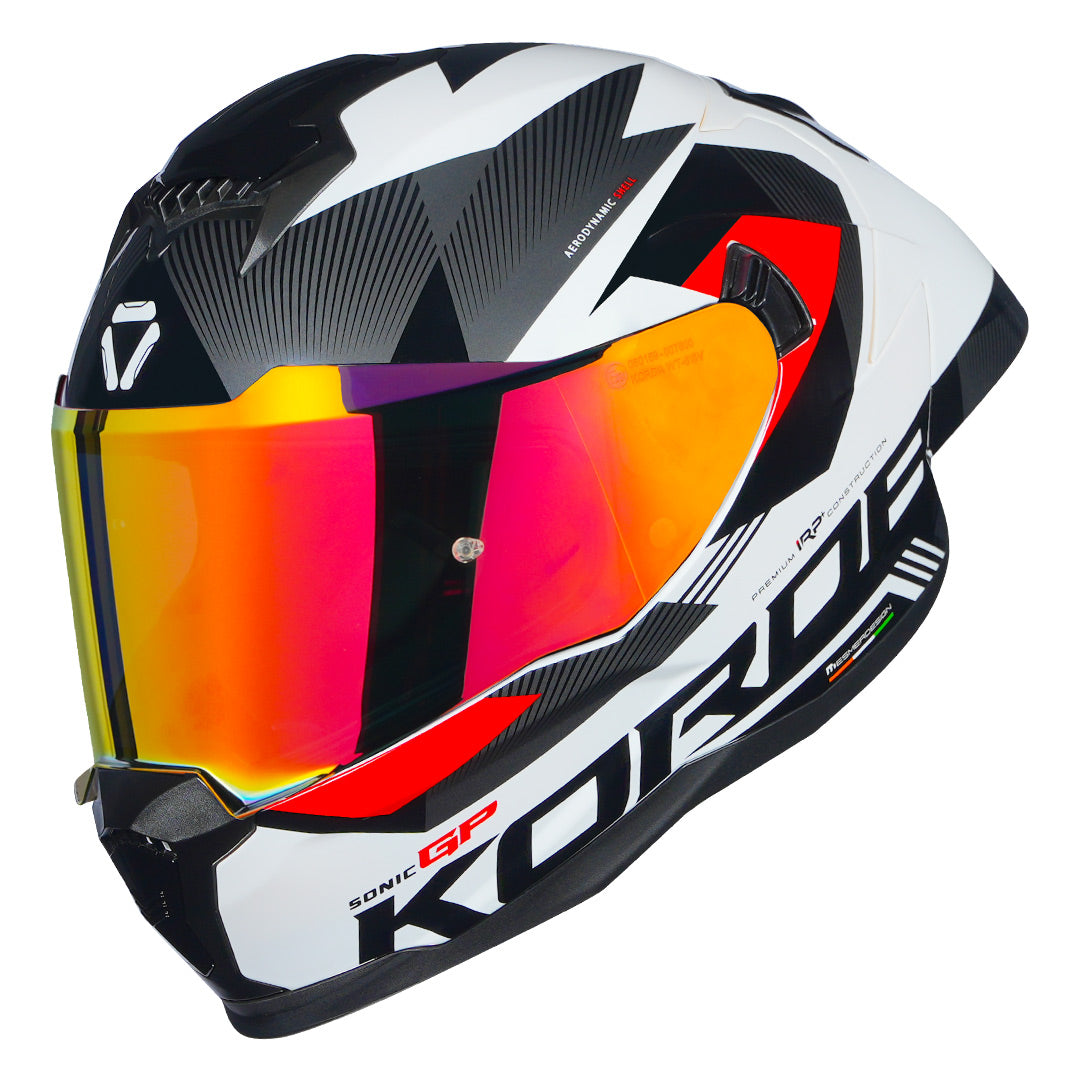 Korda Sonic GP Brave Helmet (Red)