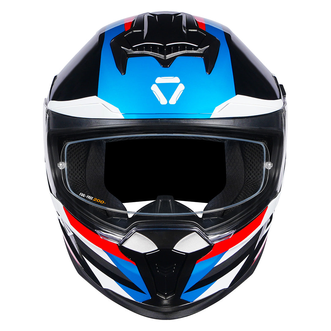 Korda Sonic Moze Helmet blue red front