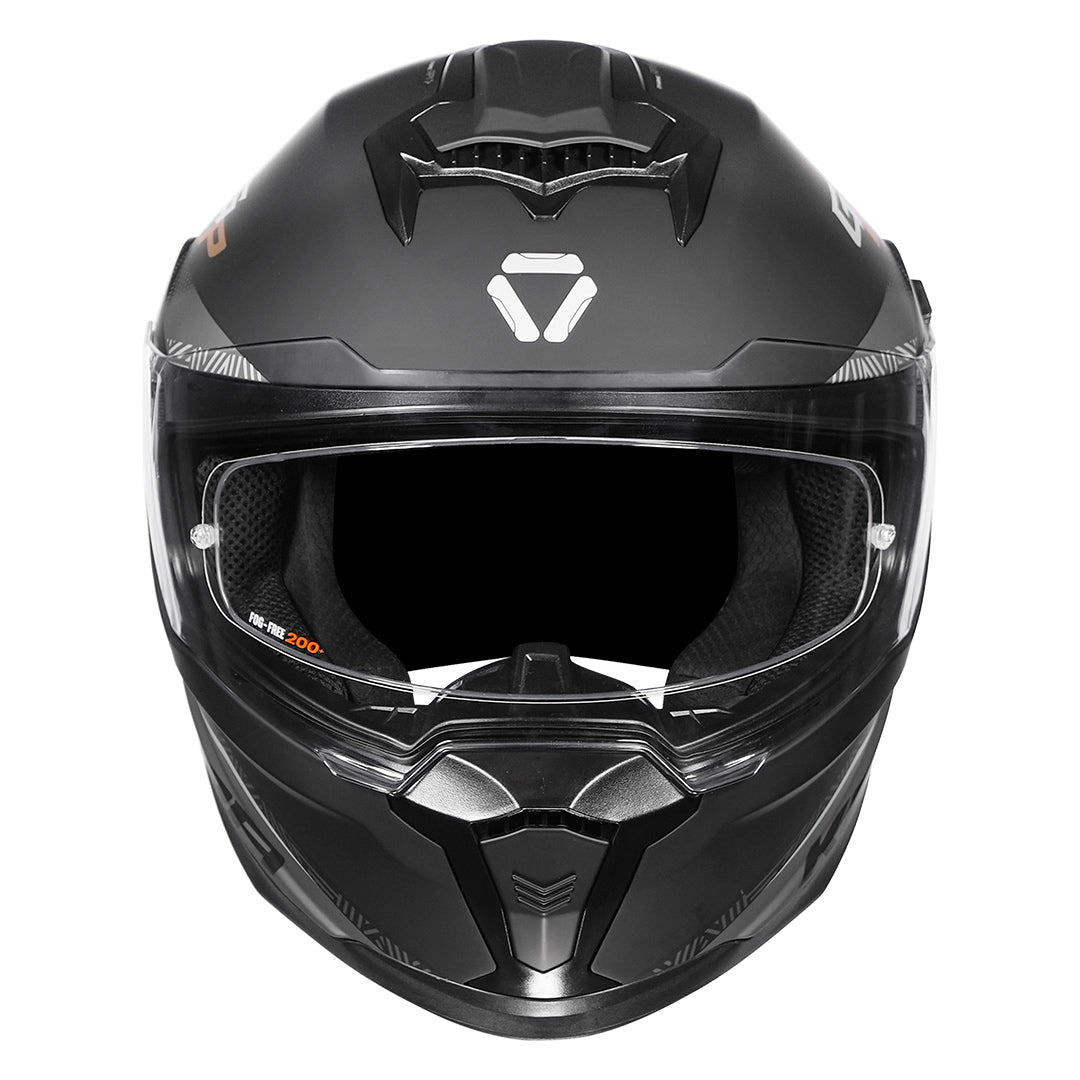 Korda Sonic GP Rapide Helmet gold front