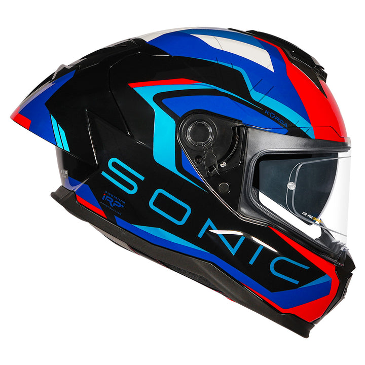 Korda Sonic GP Roadlion Helmet (Gloss Red) side