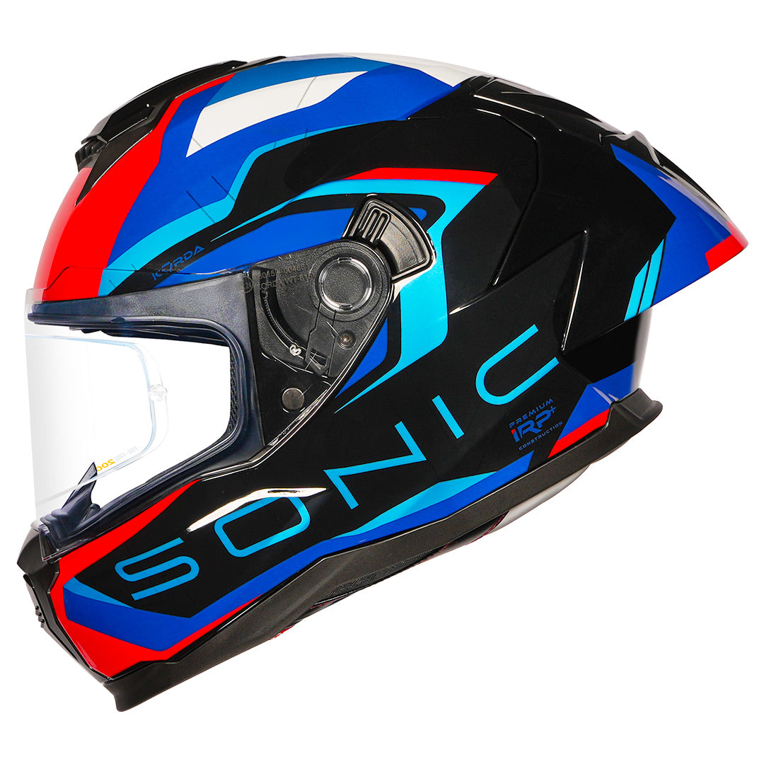 Korda Sonic GP Roadlion Helmet (Gloss Red)side