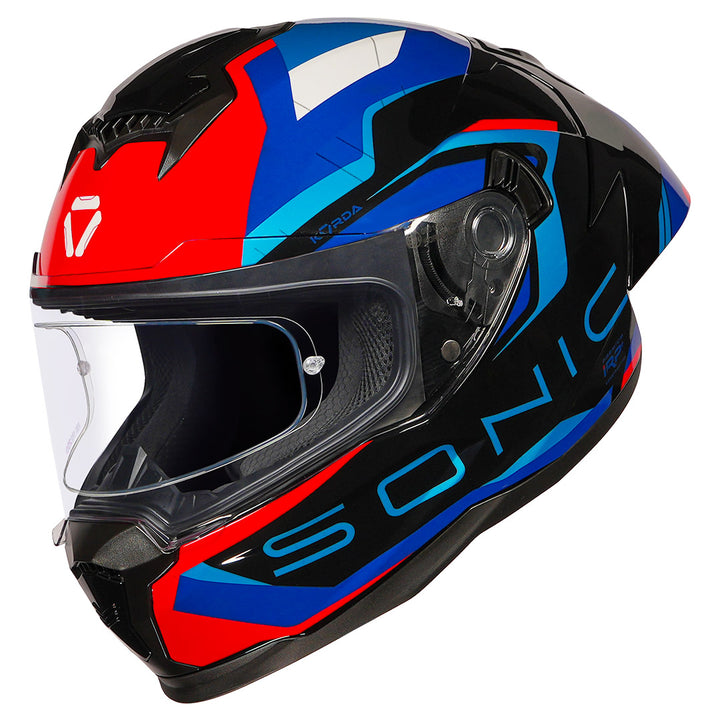 Korda Sonic GP Roadlion Helmet (Gloss Red)