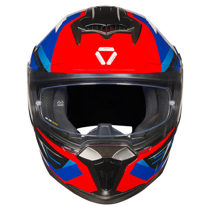 Korda Sonic GP Roadlion Helmet (Gloss Red) front