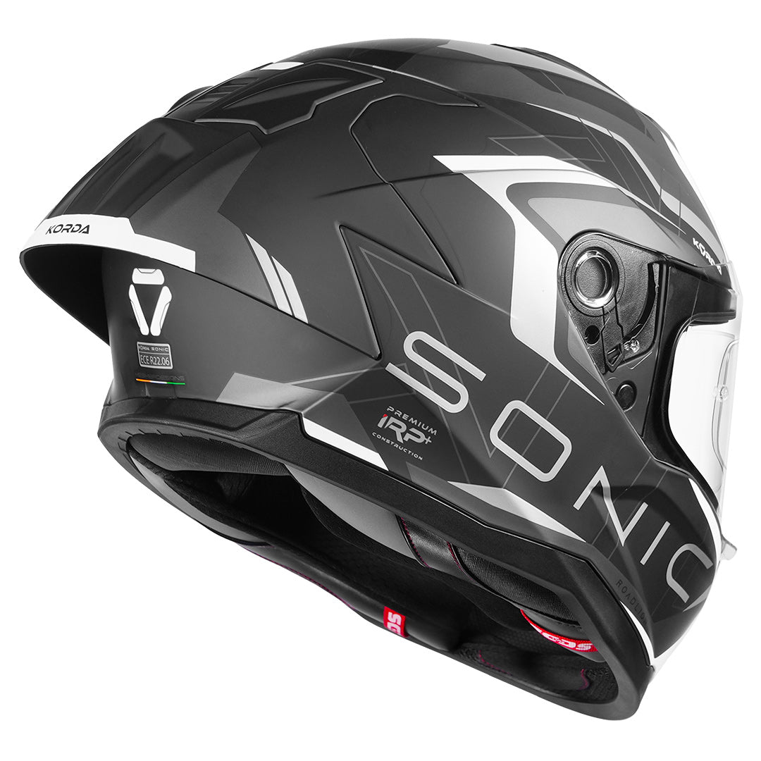 Korda Sonic Roadlion Helmet matt grey