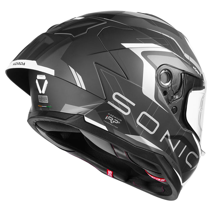 Korda Sonic Roadlion Helmet matt grey