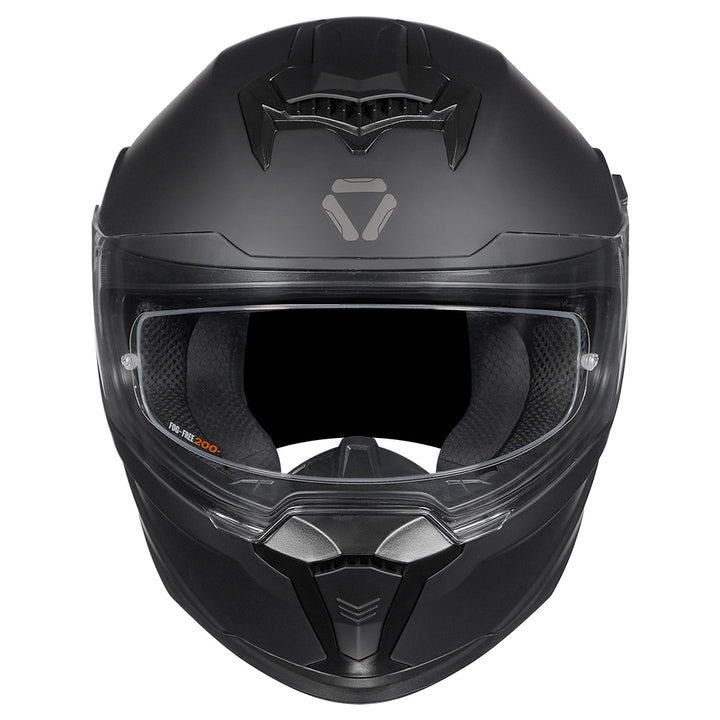 Korda Sonic Solid Matt Black Helmet front