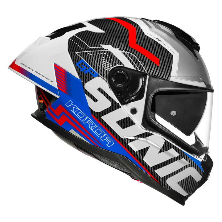 Korda Sonic GP Spi-D Helmet (Blue) side