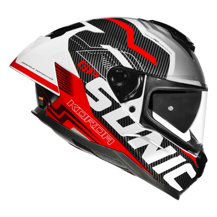 Korda Sonic GP Spi-D Helmet (Red) side