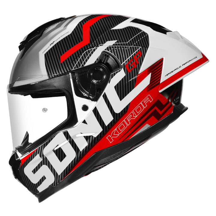 Korda Sonic GP Spi-D Helmet (Red) side